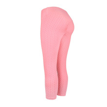 Roupas femininas esportivas Active Wear rosa leggings de ginástica malha justa para ginástica